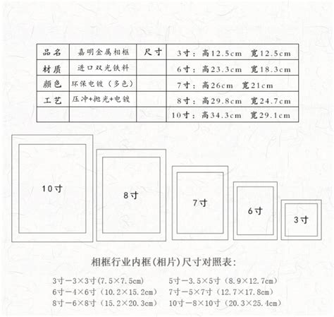 一般相框尺寸|照片相框常见尺寸有哪些